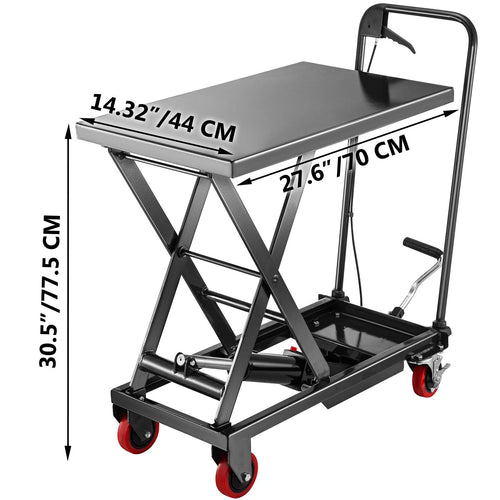 BestEquip Hydraulic Capacity 28 5 Inch Elevating