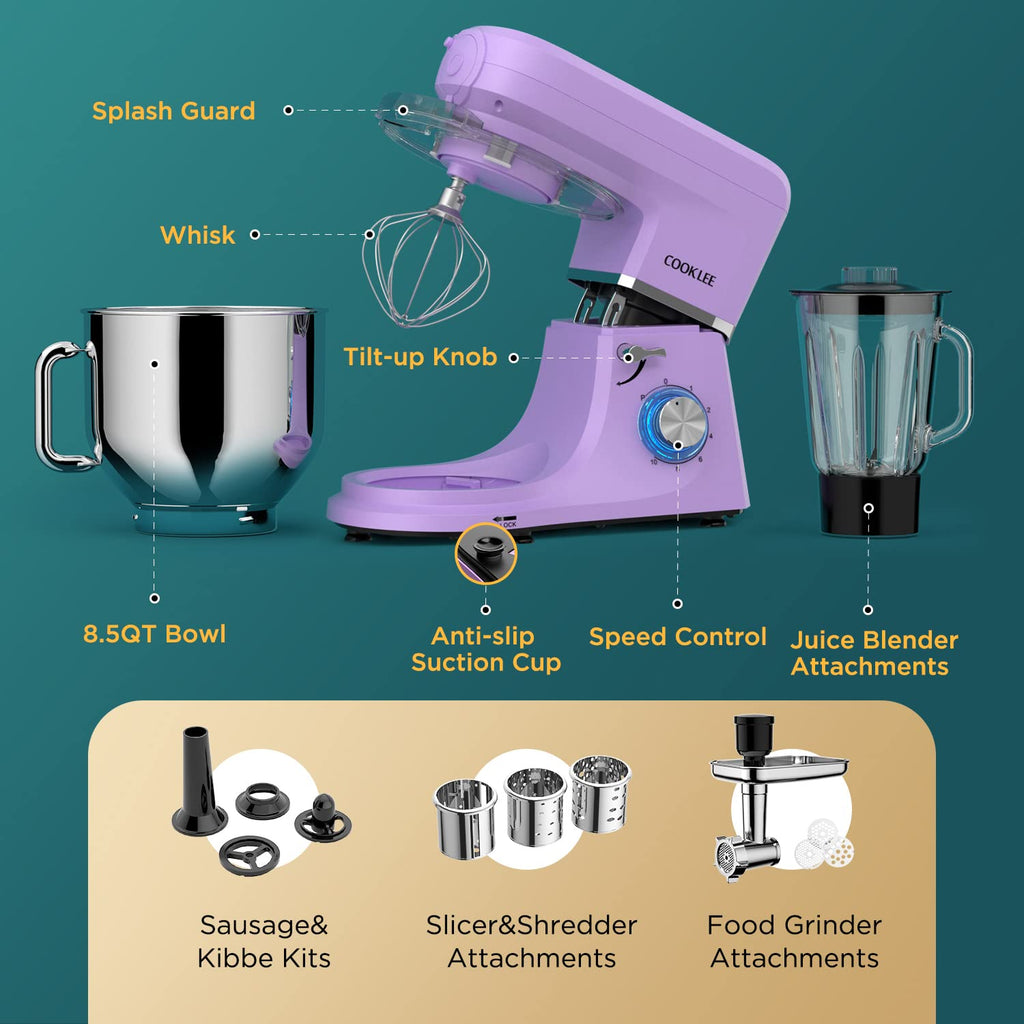 COOKLEE Stand Mixer SM 1507BM Lavender