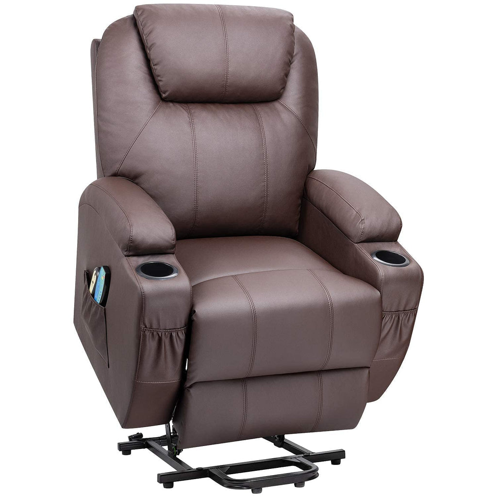 Flamaker Recliner Leather Elderly Ergonomic