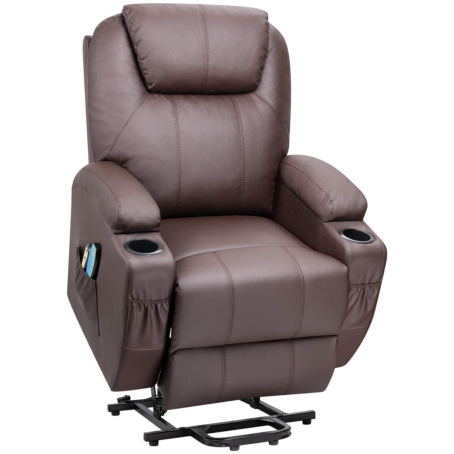 Flamaker Recliner Leather Elderly Ergonomic