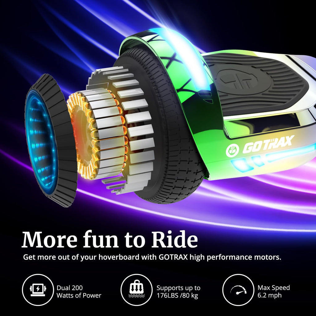 Gotrax Hoverboard Balancing Certified 44 176lbs