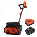 VOLTASK Cordless Snow Shovel, 20V | 12-Inch | 4-Ah Cordless Snow Blower, Battery Snow Blower with Directional Plate &amp; Adjustable Front Handle (4-Ah Battery &amp; Quick Charger Included), SS-20B