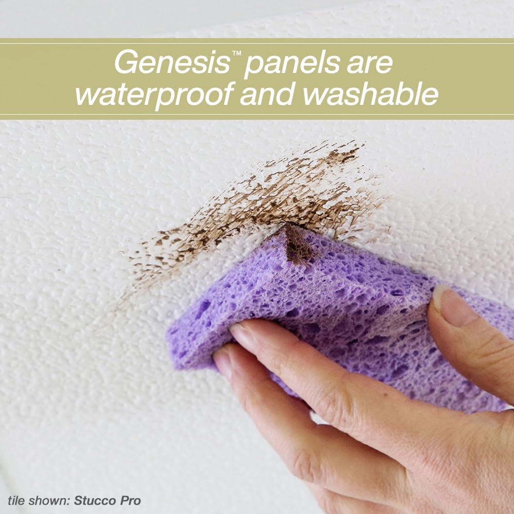 Genesis Smooth White Ceiling Tiles