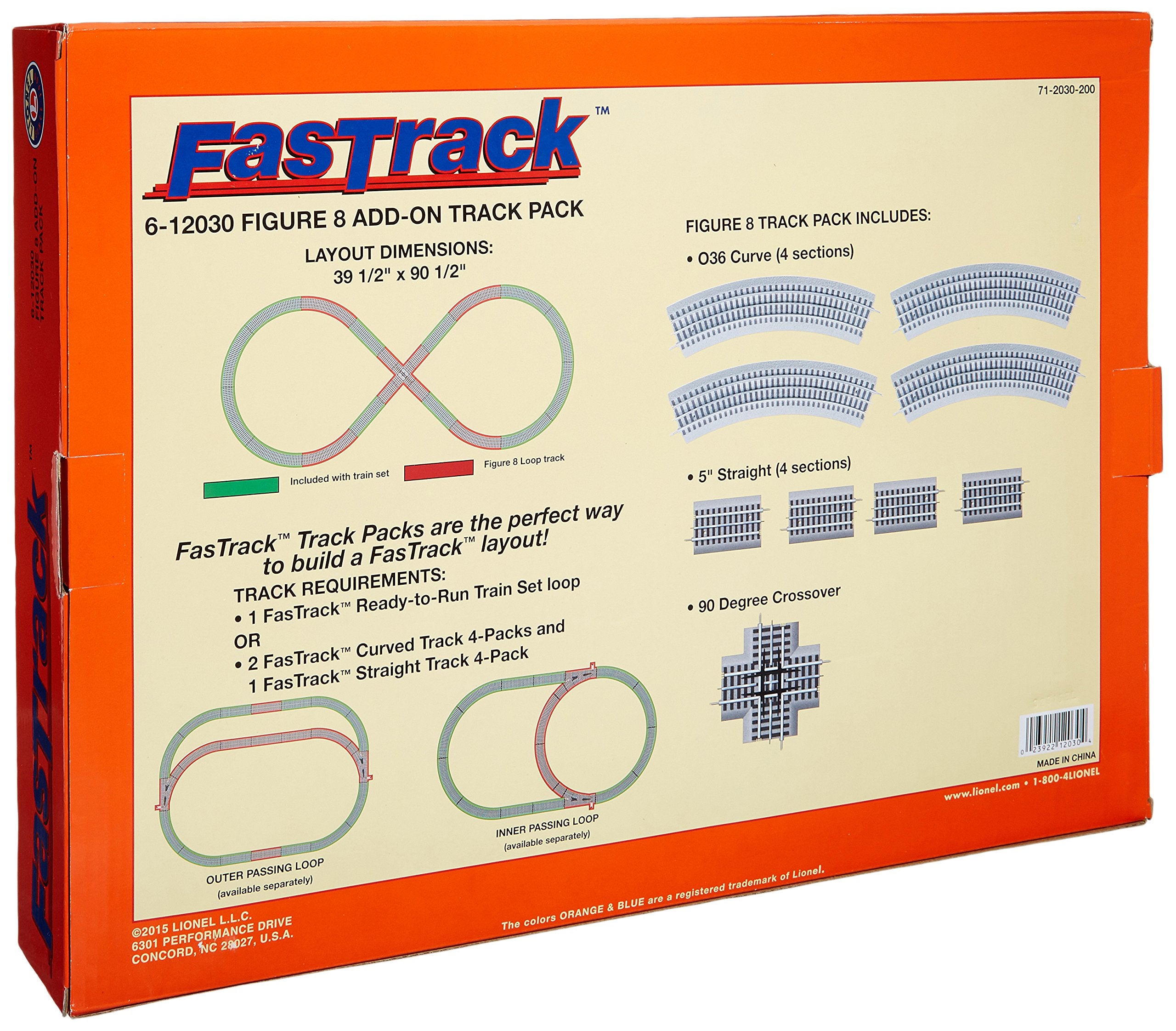 Lionel FasTrack Figure 8 Track Pack