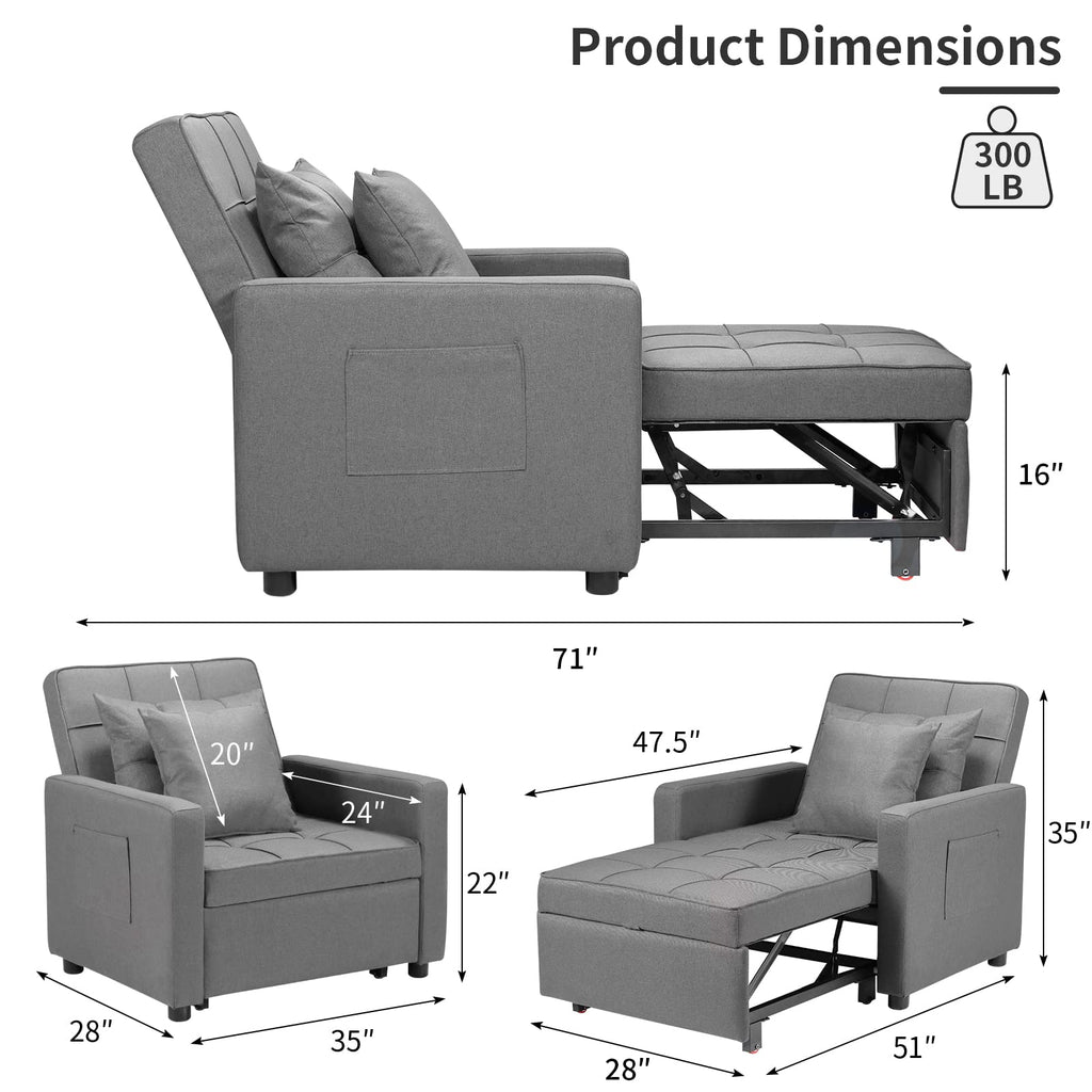 GOOGIC Convertible Multi Function Adjustable Apartment