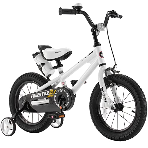 Royalbaby Freestyle Kids Bike 12 14 16 18 Inch Bicycle for Boys Girls Ages 3-9 Years, Multiple Colors