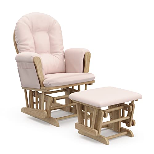Storkcraft Custom Glider Ottoman White