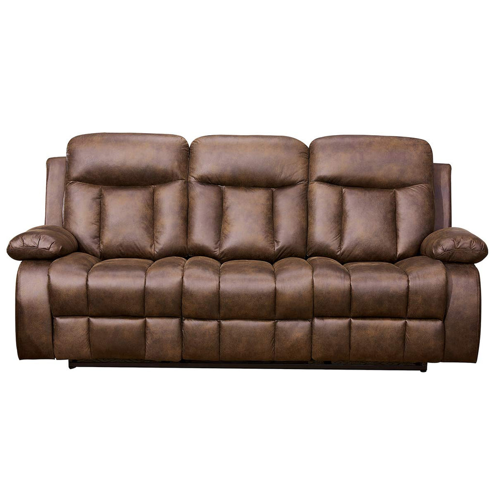 Betsy Furniture 3-Piece Recliner Set, Brown