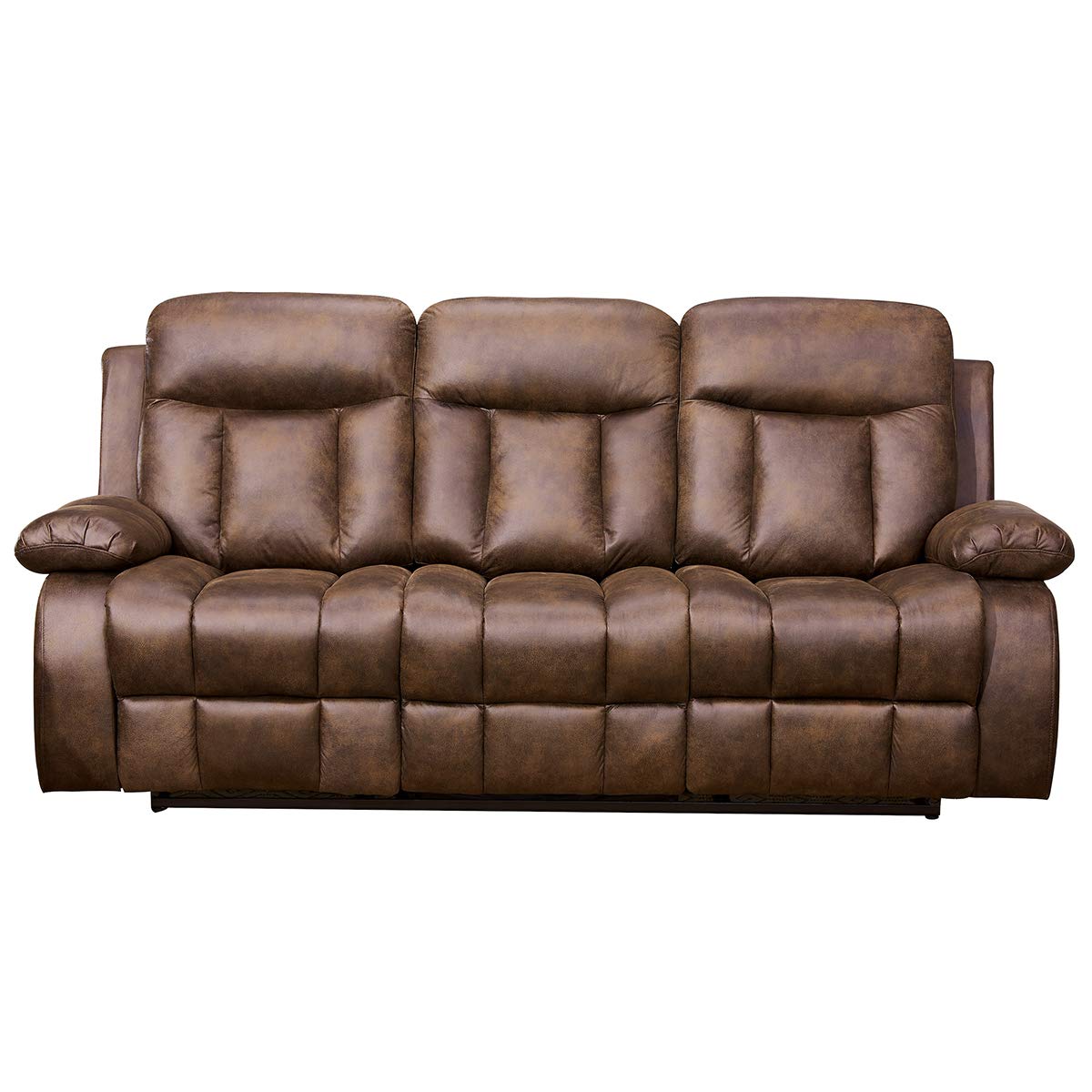 Betsy Furniture 3-Piece Recliner Set, Brown