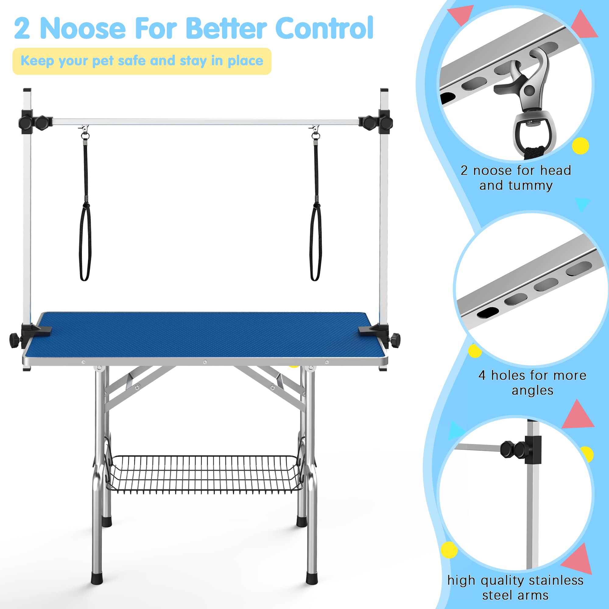 Lyromix Adjustable Dog Grooming Table
