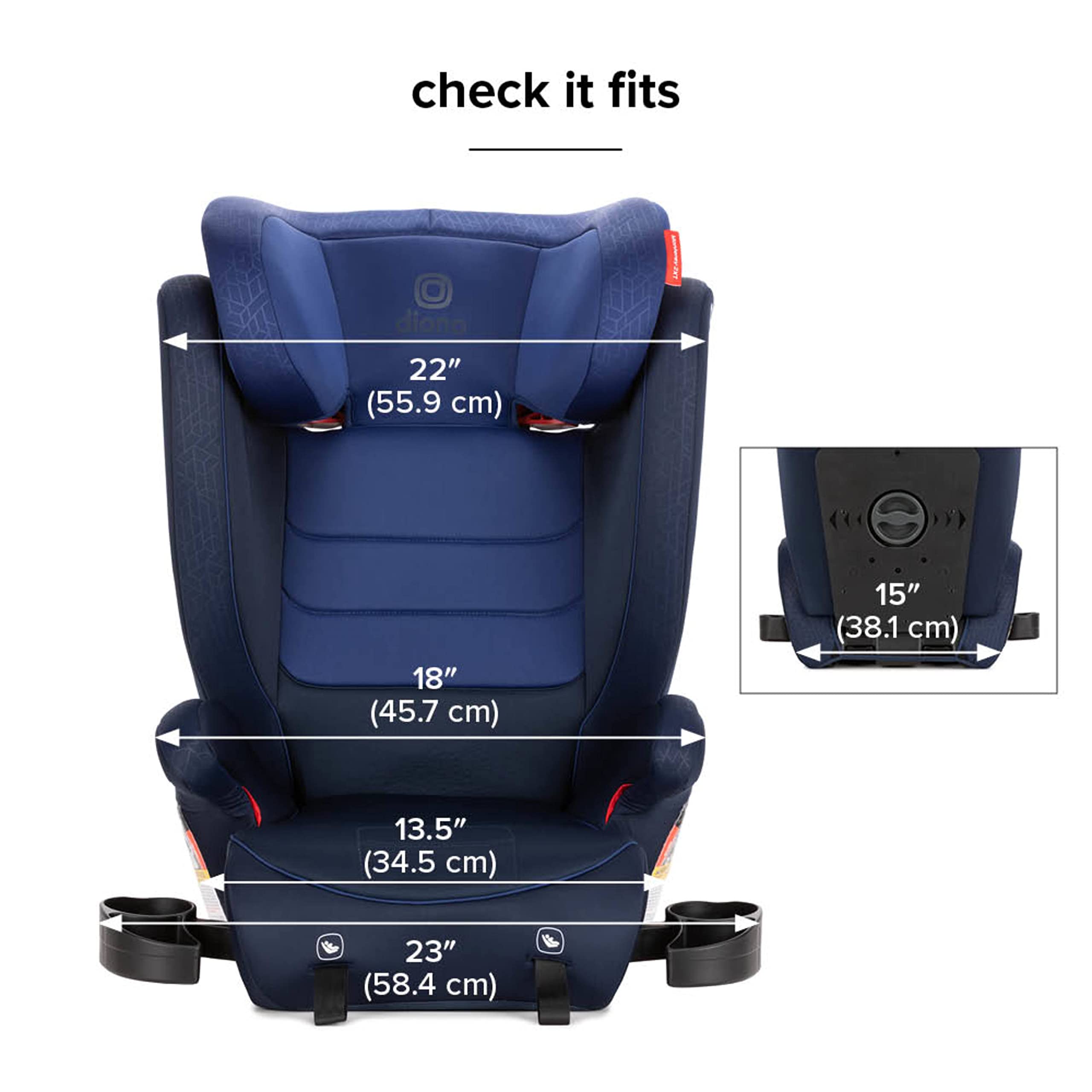 Diono Monterey 2XT Latch 2-in-1 High Back Booster Car Seat