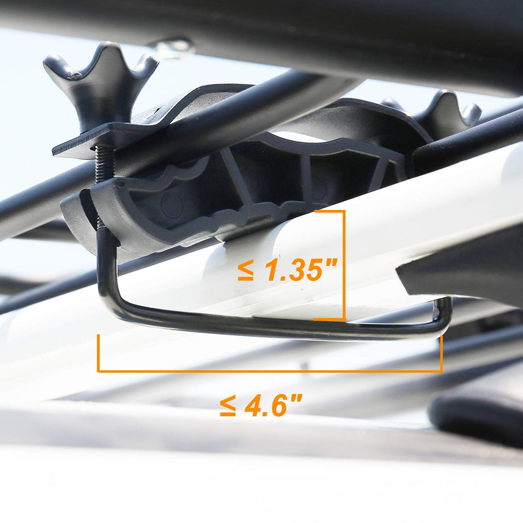XCAR 64"x23"x6" Car Roof Rack Cargo Carrier Rooftop Basket Luggage for Traveling Black