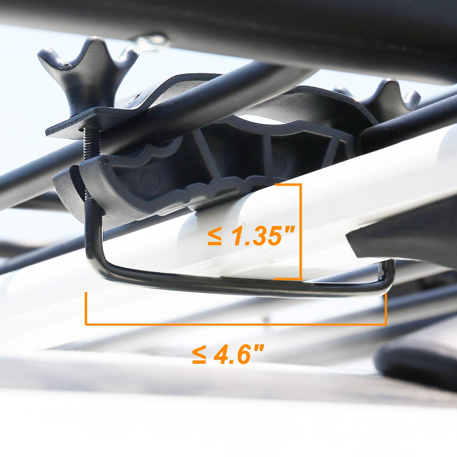 XCAR 64"x23"x6" Car Roof Rack Cargo Carrier Rooftop Basket Luggage for Traveling Black