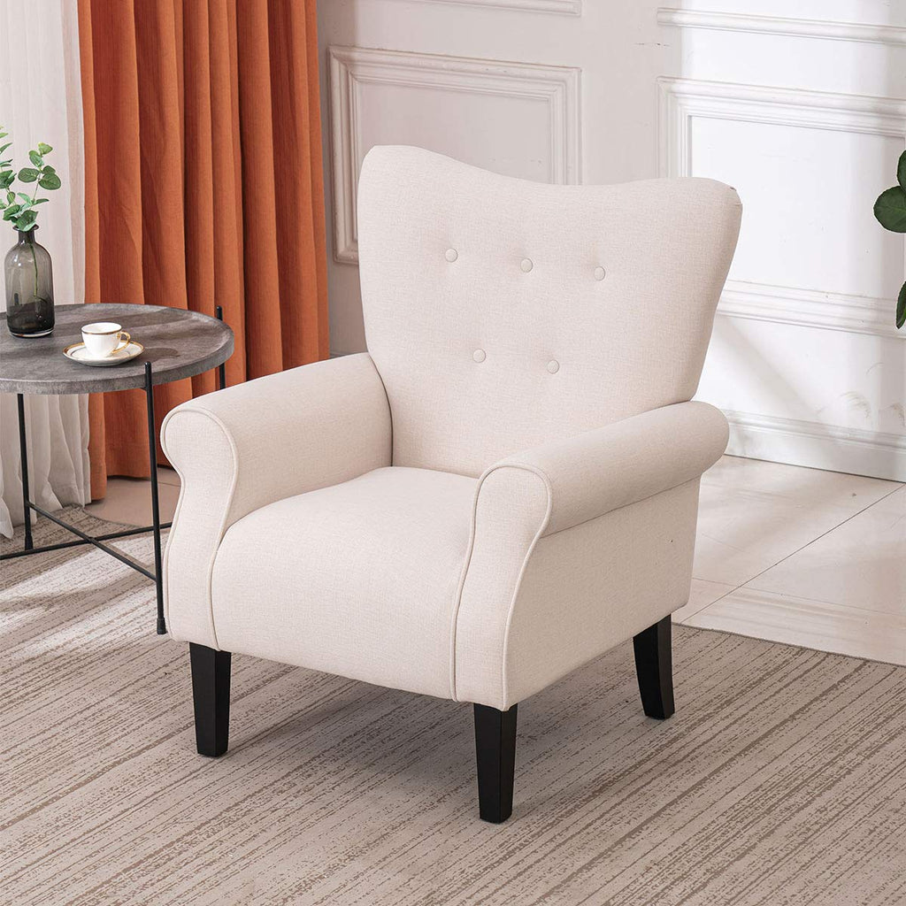 Mellcom Century Wingback Upholstered Bedroom