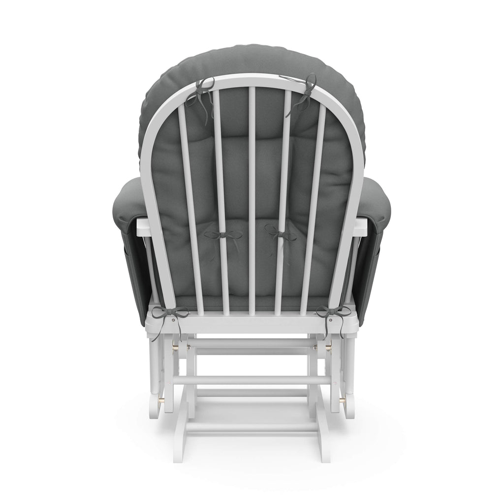 Storkcraft Custom Glider Ottoman White