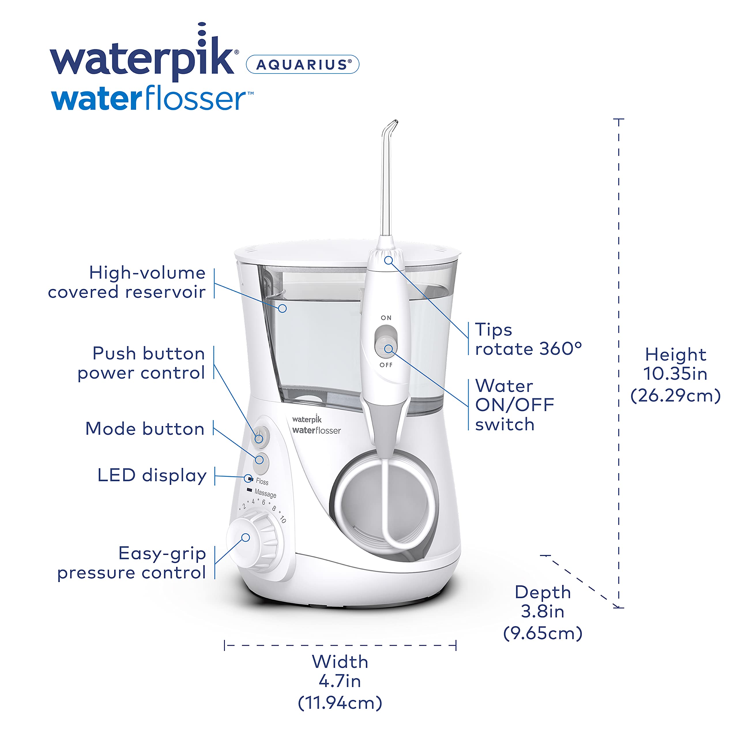 Waterpik Flosser Electric Countertop Irrigator