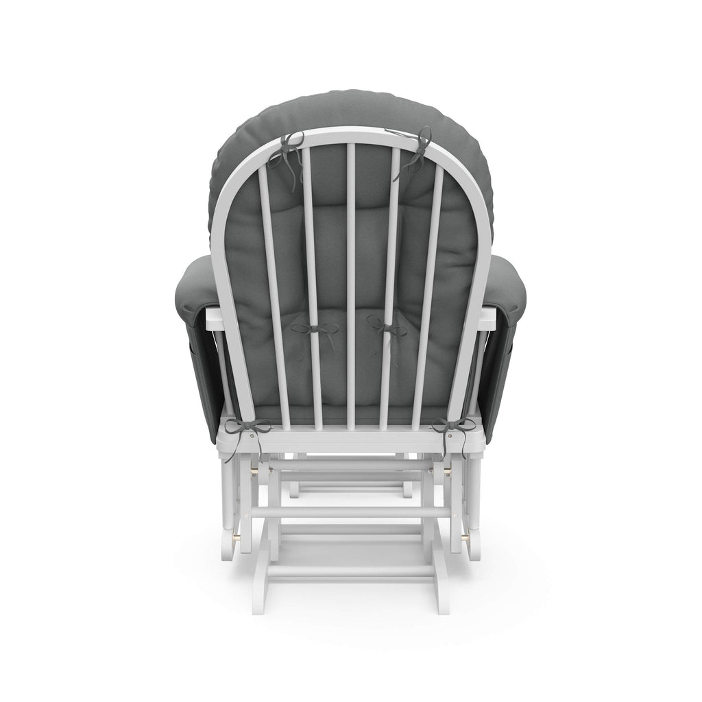 Storkcraft Custom Glider Ottoman White