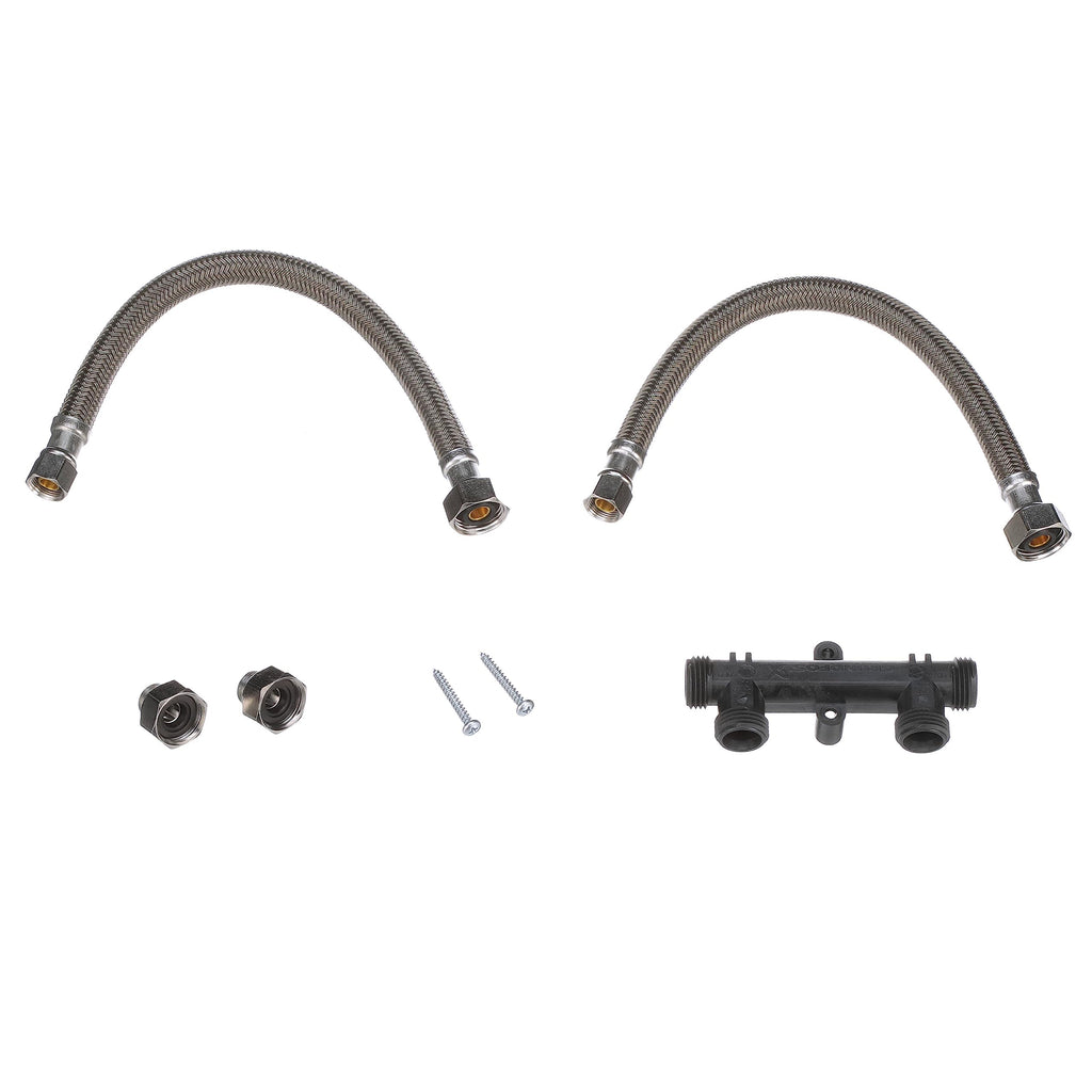 Watts Premier WP596816 Replacement Sensor Valve Kit for Instant Hot Water Recirculating Pump System, 2 x 12 Inch Supply Lines &amp; Valve