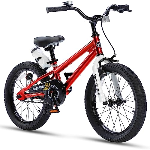 Royalbaby Freestyle Kids Bike 12 14 16 18 Inch Bicycle for Boys Girls Ages 3-9 Years, Multiple Colors