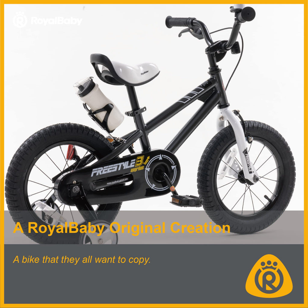 Royalbaby Freestyle Kids Bike 12 14 16 18 Inch Bicycle for Boys Girls Ages 3-9 Years, Multiple Colors