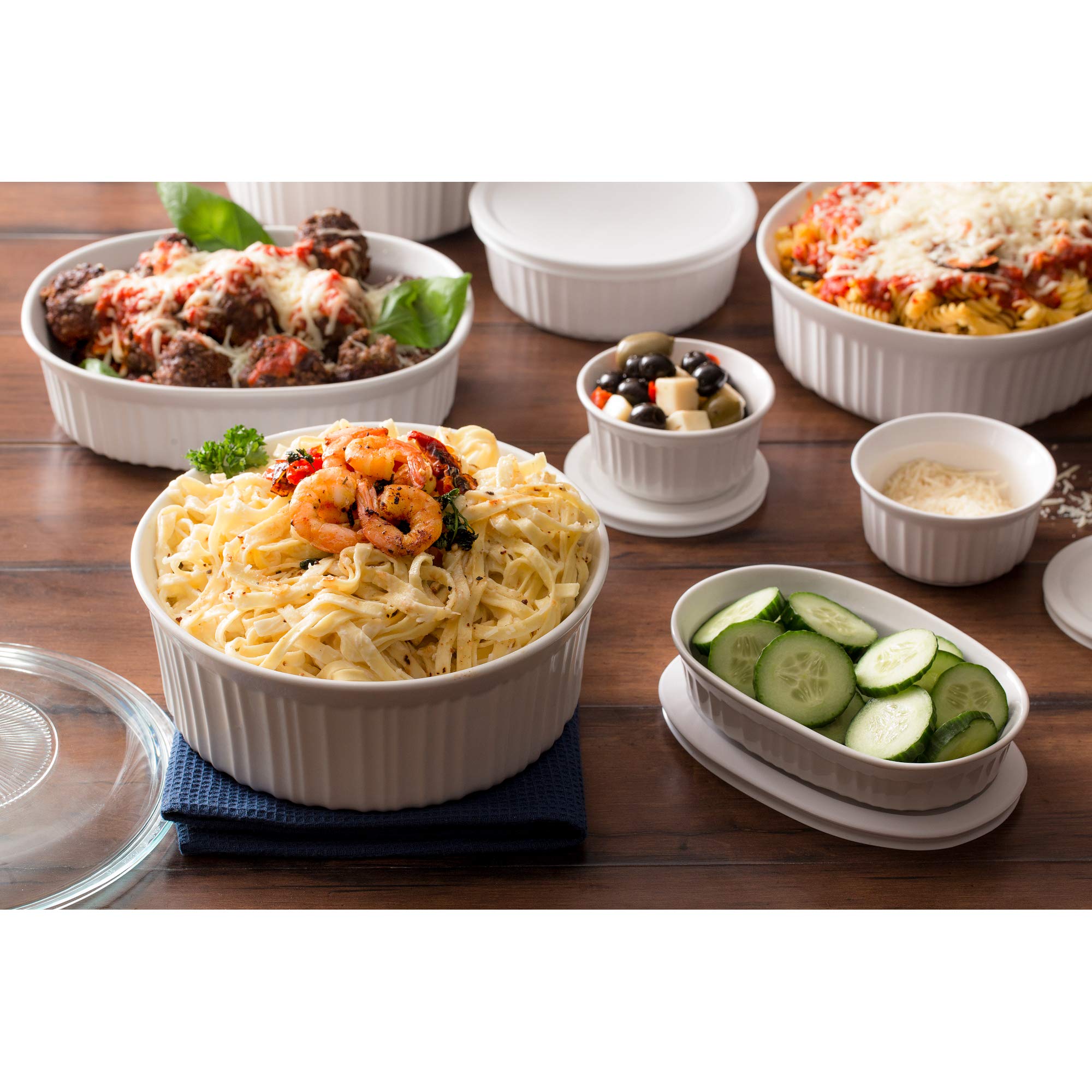 CorningWare Resistant Stoneware Microwave Dishwasher