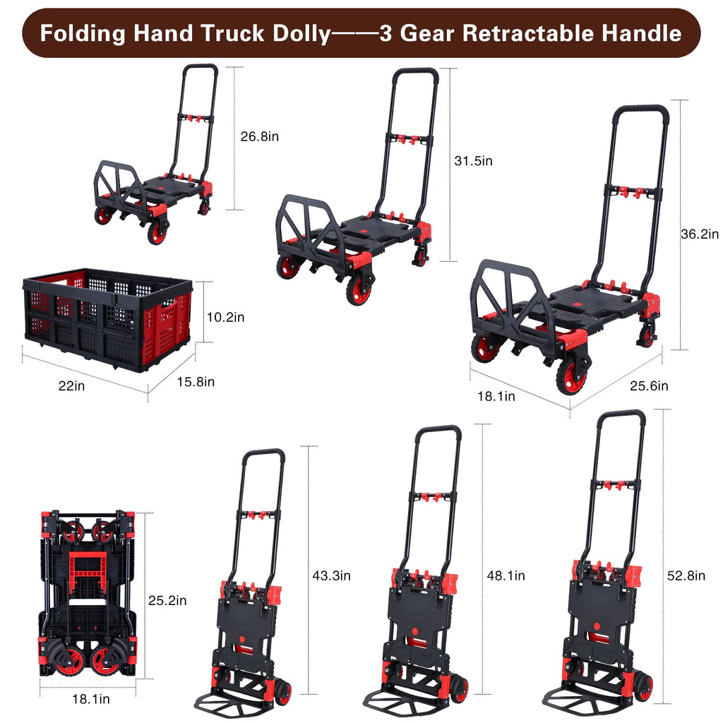 Truck Foldable Handtruck Hand Retractable