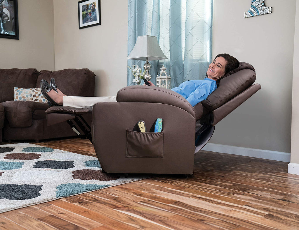 Flamaker Recliner Leather Elderly Ergonomic