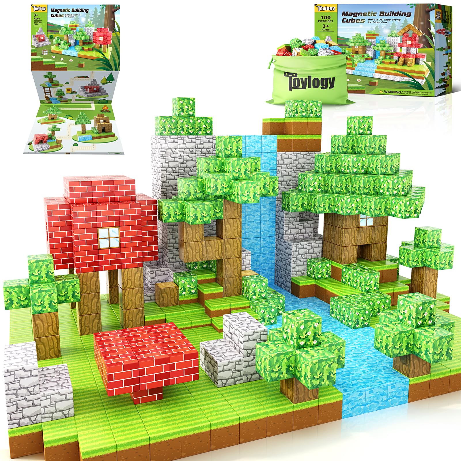 Magnetic Blocks Build Toddlers Classroom Construction