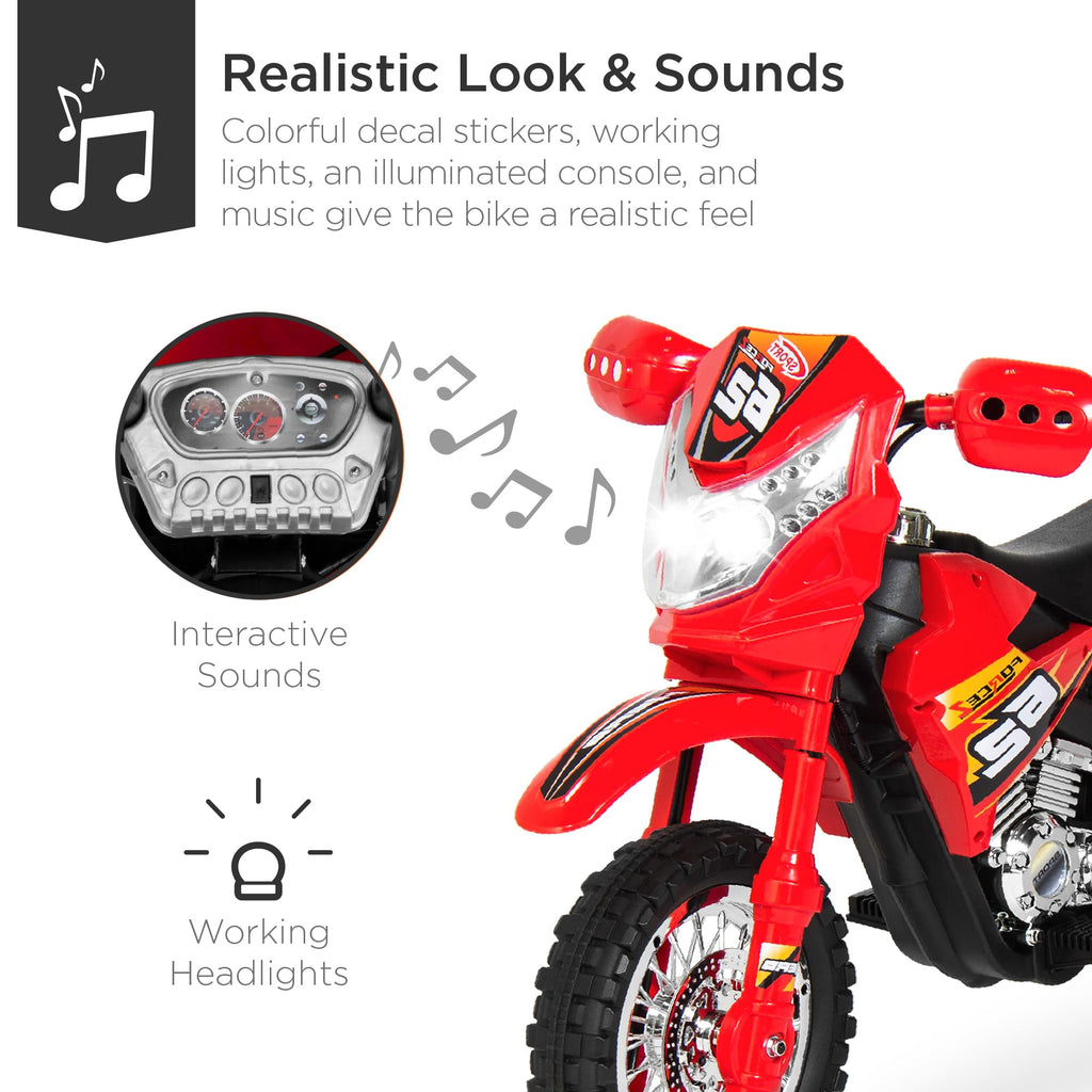 Best Choice Products Electric Ride-On Motorcycle for Kids
