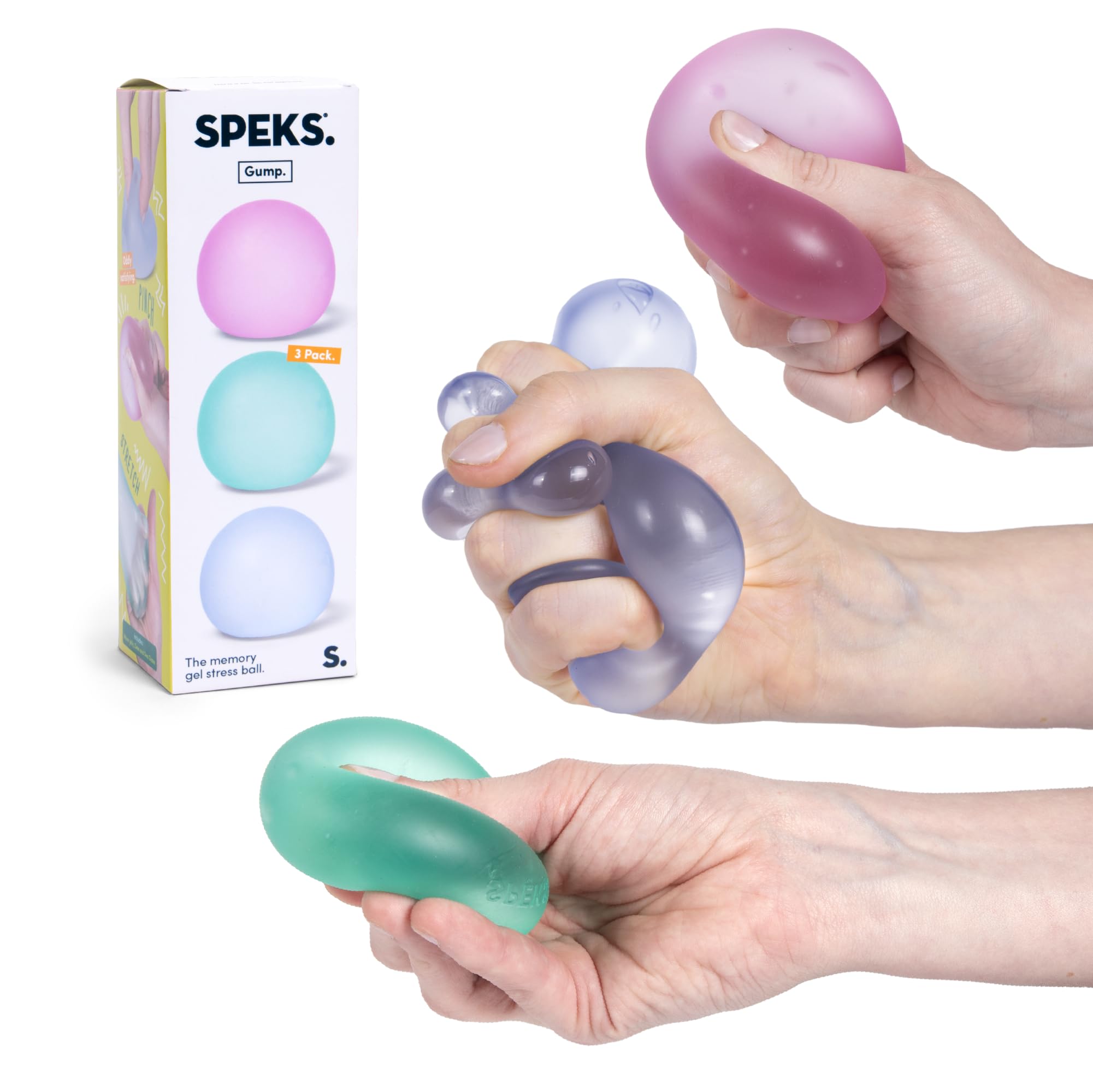 Speks Gump Stress Balls Ergonomic