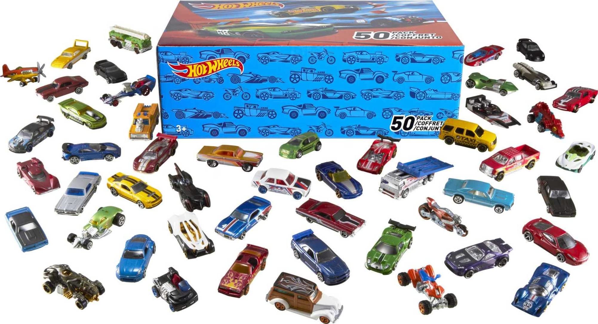 Hot Wheels Basic 50 Pack Packaging