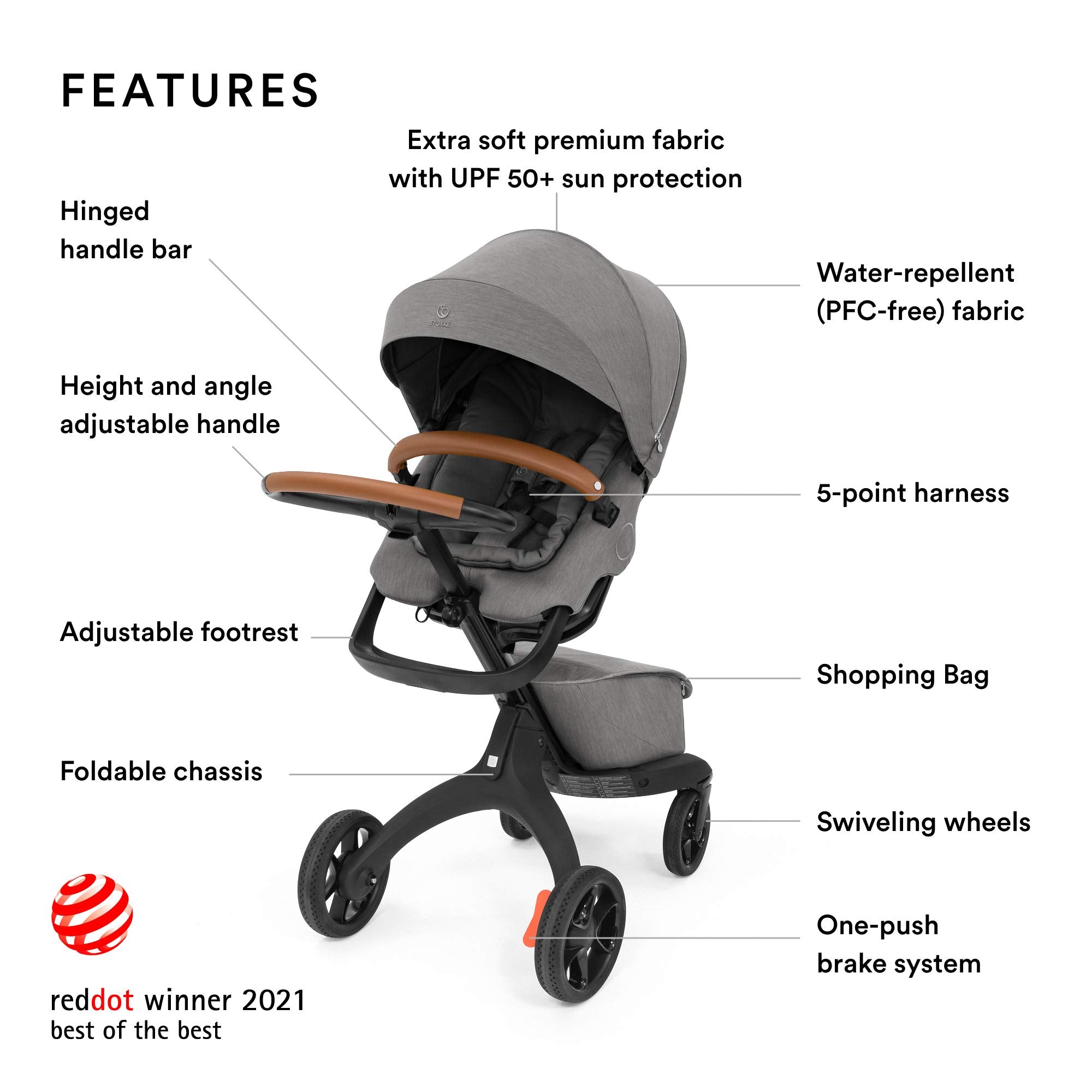 Stokke Xplory Modern Grey Adjustable