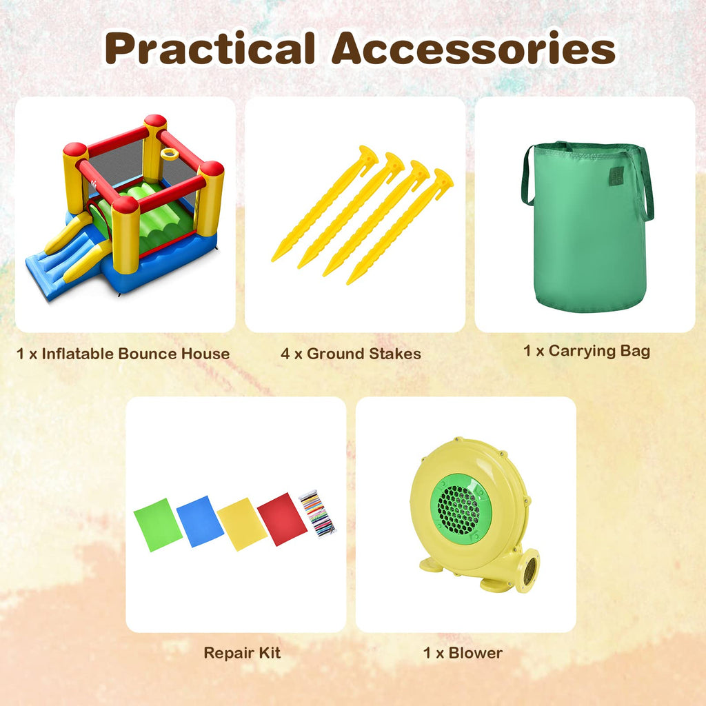 BOUNTECH Inflatable Bouncer Surrounded Including
