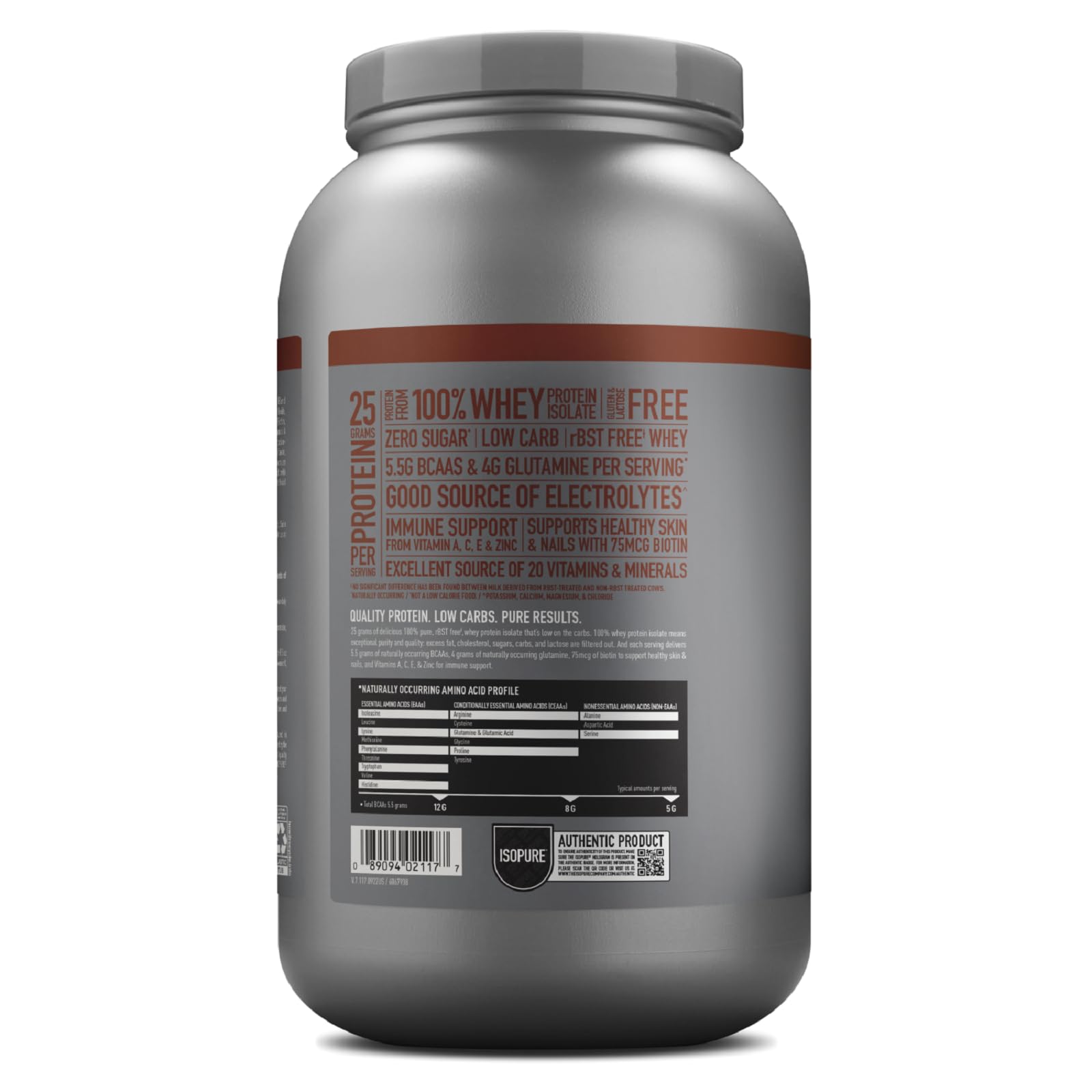 Isopure Protein Powder Isolate Flavor