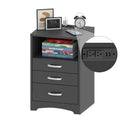 HOSEOKA Nightstand Charging Station Bedside