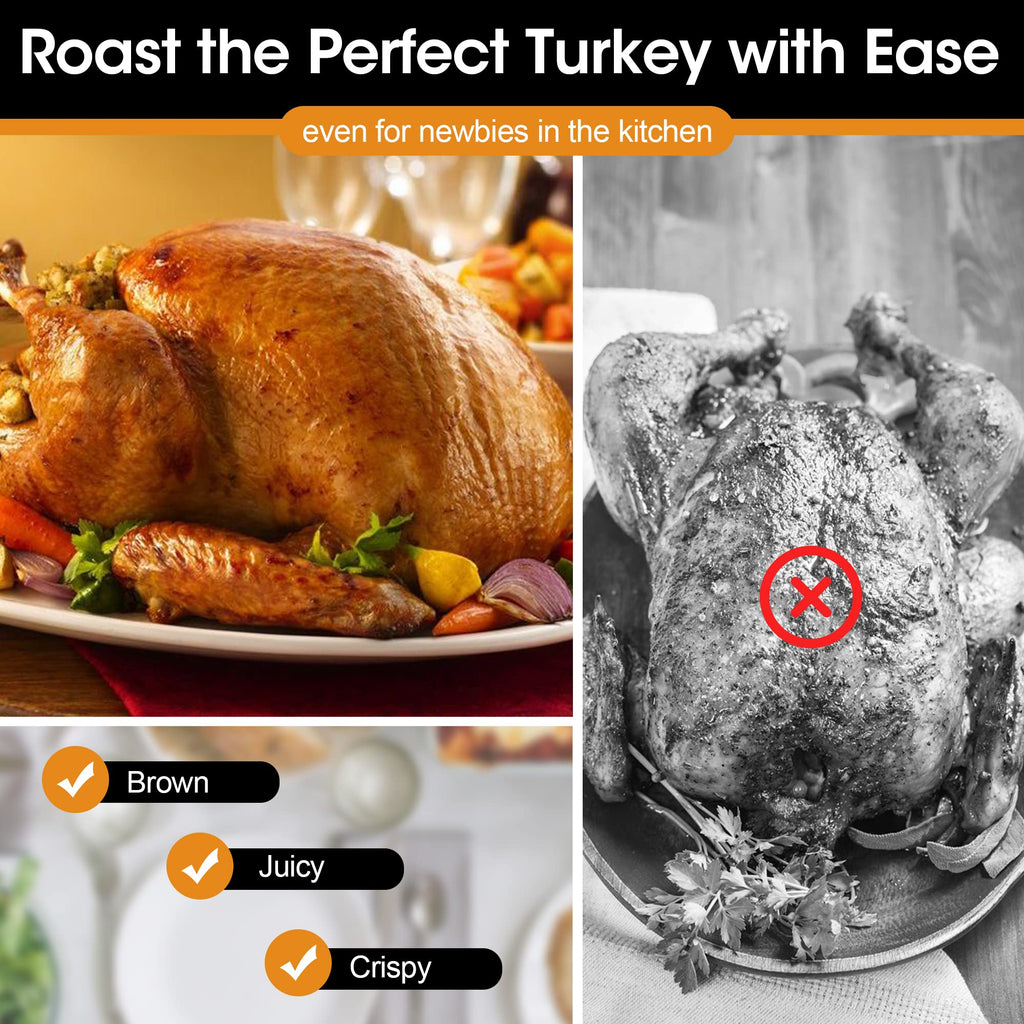 Sunvivi Electric Roaster Oven with Removable Cooking Pan