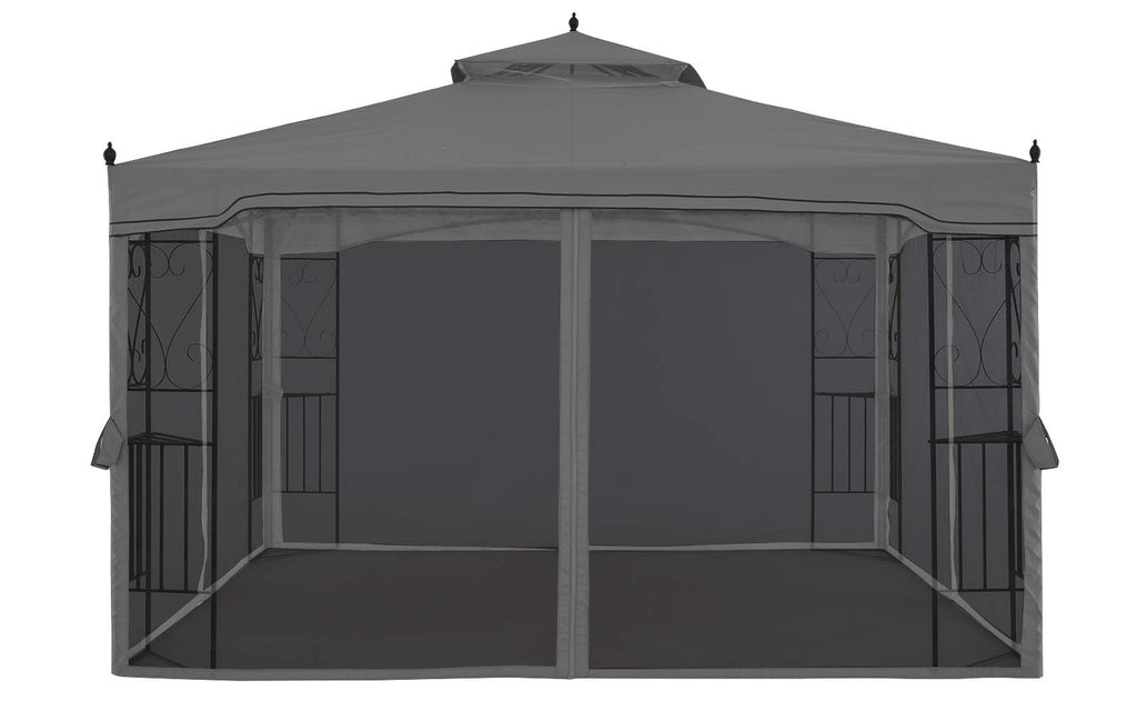MASTERCANOPY Double-Tiered Mosquito Netting Replacement for Gazebo