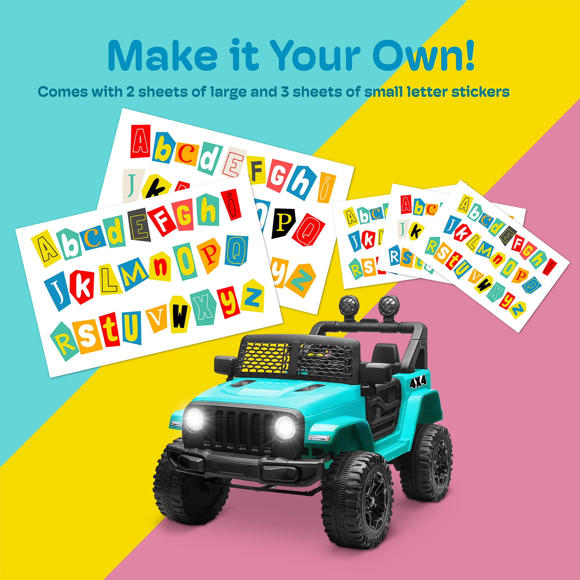 Kidzone Battery Electric Bluetooth Turqoise