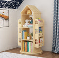 Rotating Bookshelf Standing Childrens Organizer