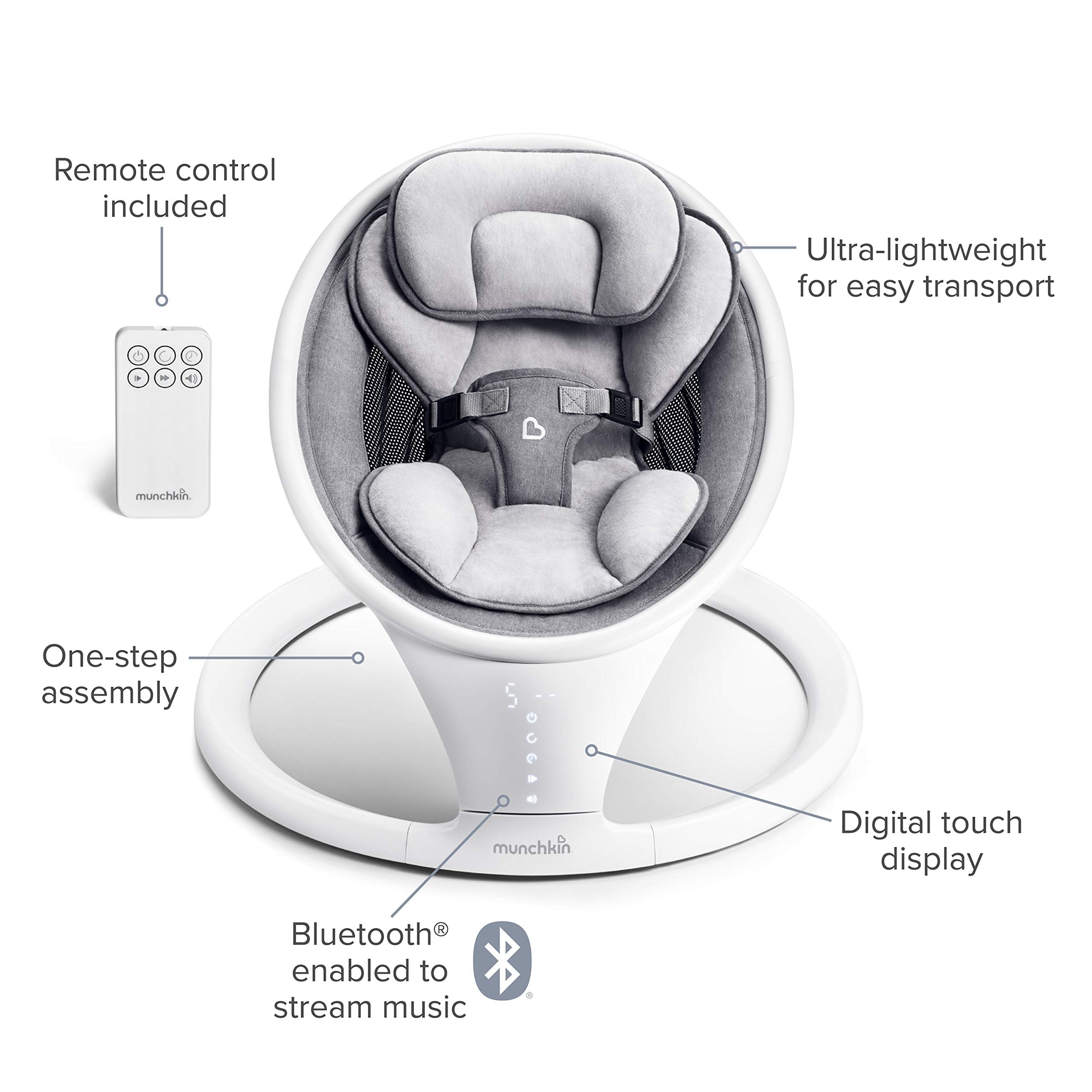Munchkin Bluetooth Enabled Lightweight Natural