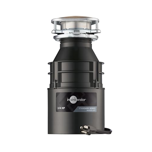 InSinkErator Badger 5XP 3/4 HP Garbage Disposal with Cord Kit