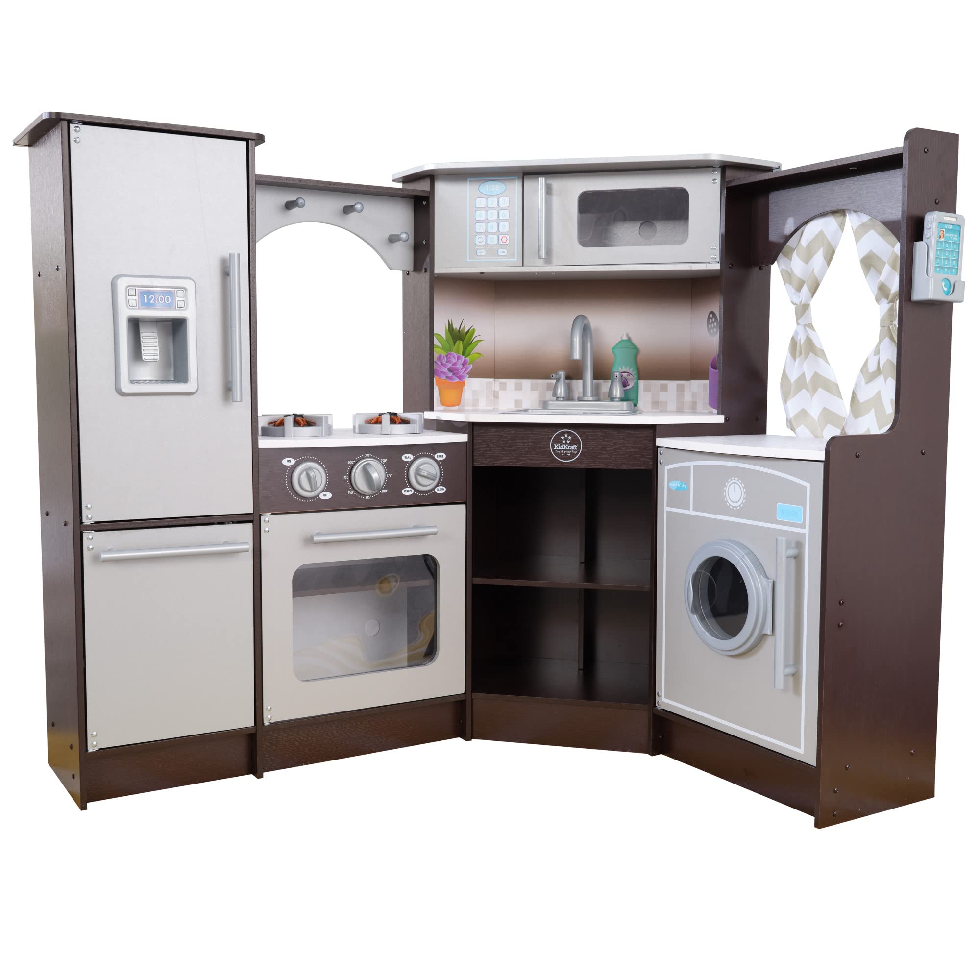 KidKraft Ultimate Corner Kitchen Lights