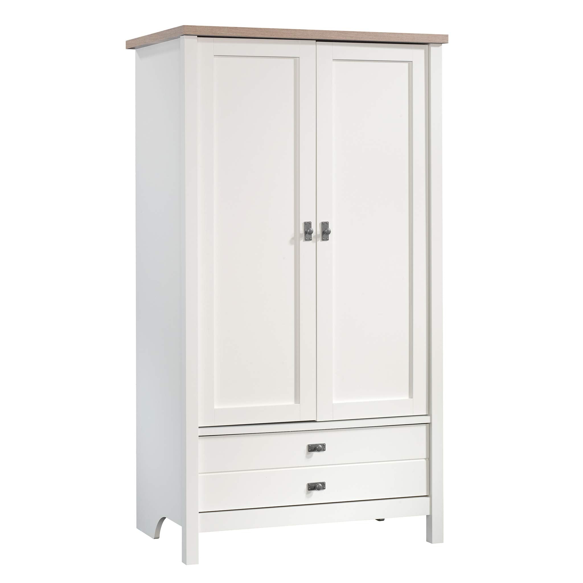 Sauder Cottage Armoire White Finish