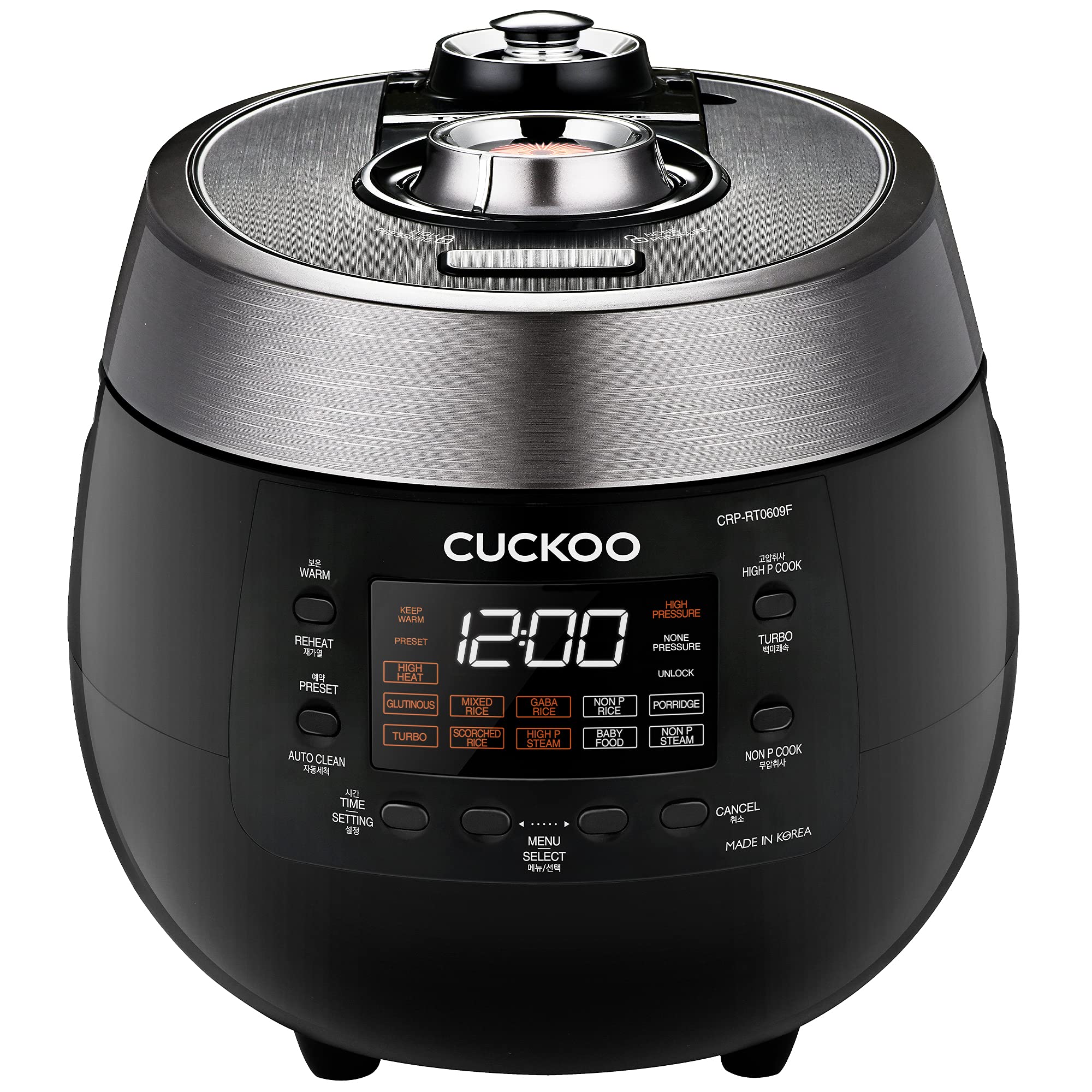 Cuckoo CRP RT0609FB Pressure Scorched Options