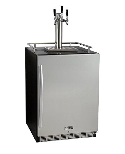 Kegco HK38BSU-2 Dual Faucet Under-Counter Kegerator