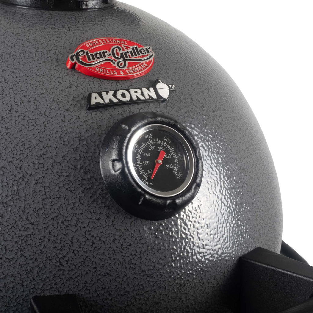 Char-Griller E86714 AKORN Jr. Kamado, Ash Portable Charcoal Grill