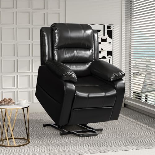 Flamaker Recliner Leather Elderly Ergonomic