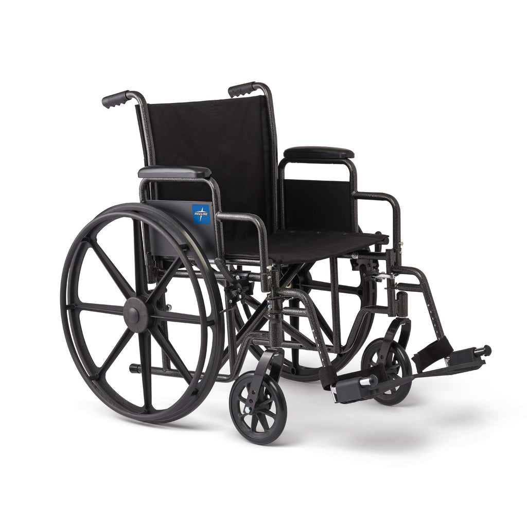 Medline Folding Wheelchair Swing Footrests