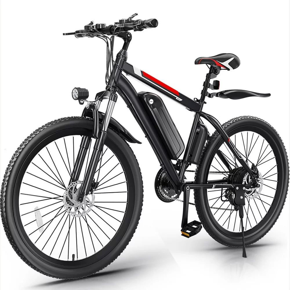 500W Electric Bike 26-Inch Adult E-Bike with Cruise Control
