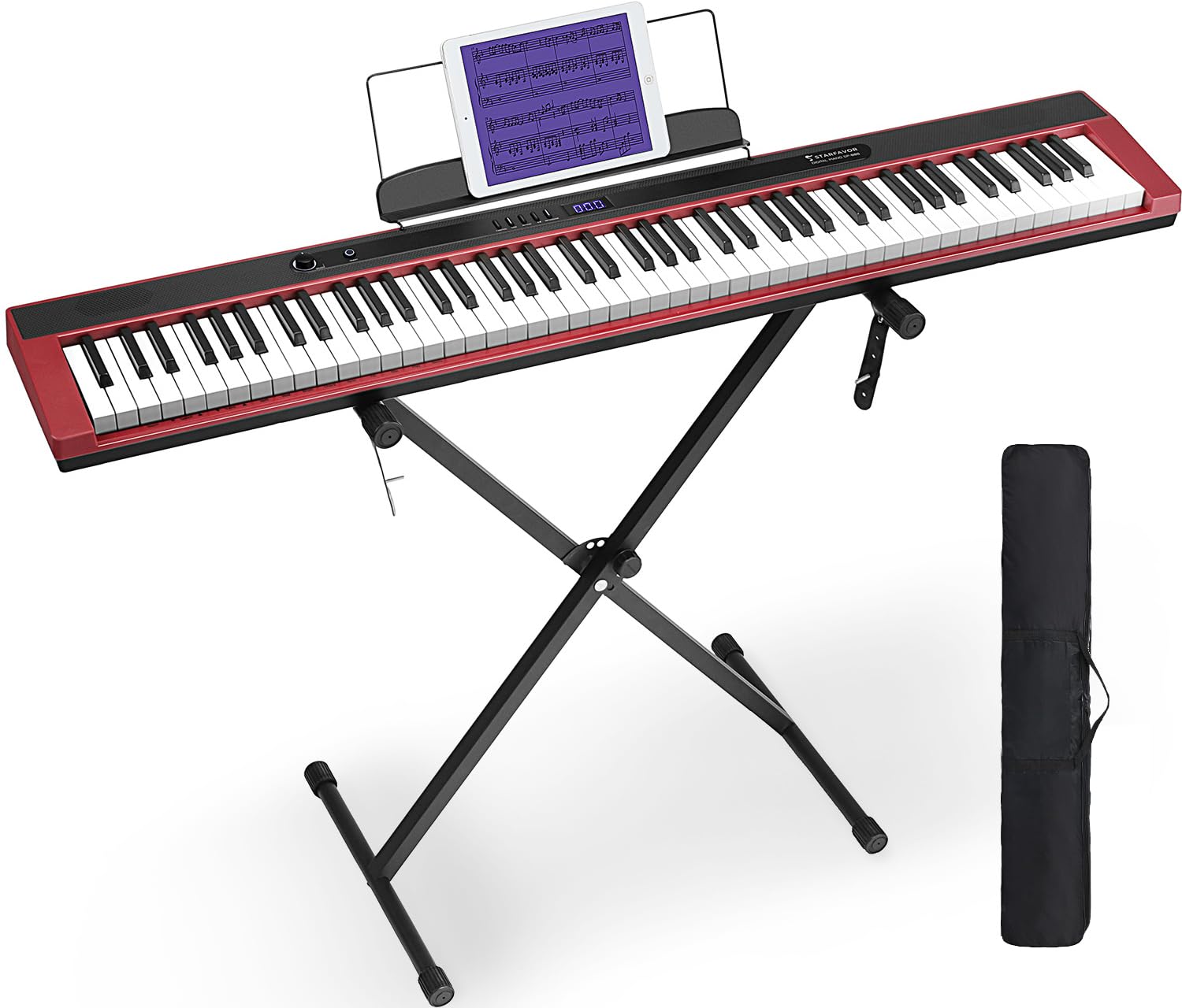 Starfavor Keyboard Full size Bluetooth Chargeable